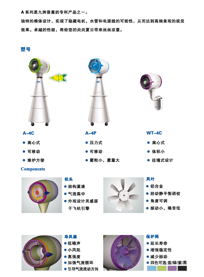 A系列霧化風機